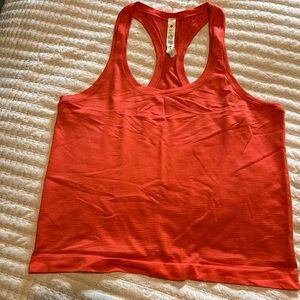 Lululemon Athletica orange Tank Top